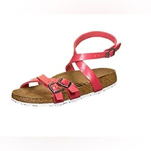 BIRKENSTOCK BLANCA SANDALS IN RASPBERRY 35 EU 4-4.5 US
